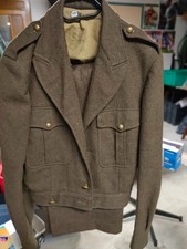 tenue veste battle dress et pantalon période indo/algérie