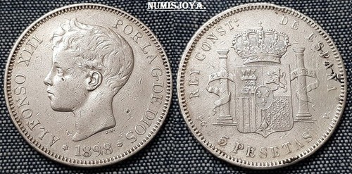 Belle pièce pesetas - 5,
