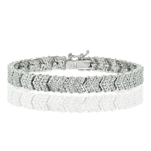 Bracelet chevrons diamant - chevrons,