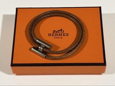 Bracelet Hermès en cuir