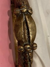 bracelet esclave bronze ou étain  480 gr  , africain 1800/1900 Massif 