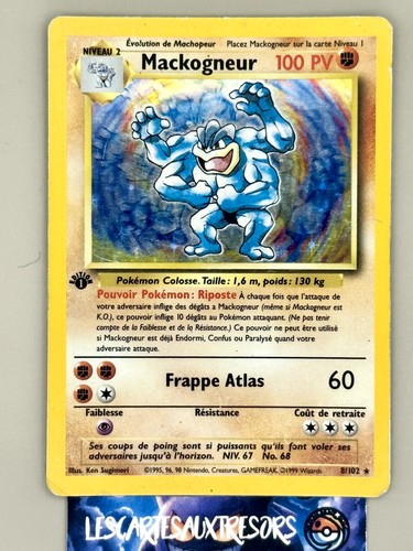Carte pokémon mackogneur - carte,