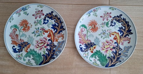 Paire assiettes chinoises - paire, d’assiettes