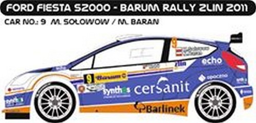 Decals ford fiesta s2000 - 1/24,