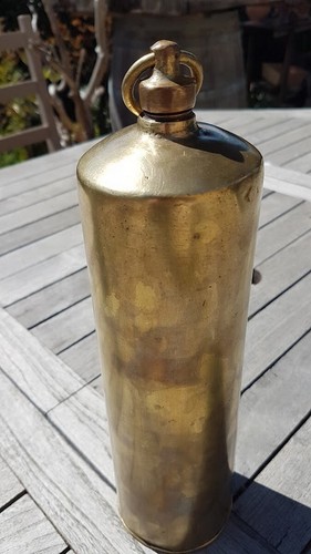 Bouillotte cuivre ancienne - cuivre,