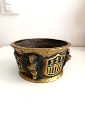 Ancien Mortier En bronze 1,05