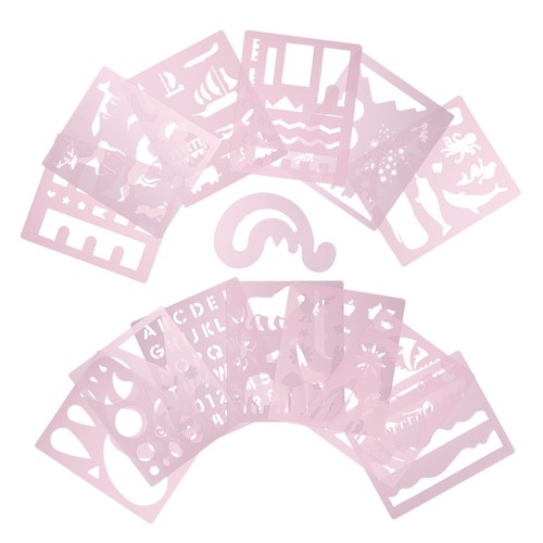 Pcs pochoir peinture - 14,