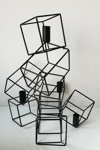 Chandelier cube sculpture - chandelier,