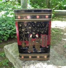 GRANDE BOÎTE DE THÉ ANCIENNE