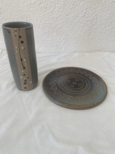 Petit vase rouleau dessous - rouleau, et