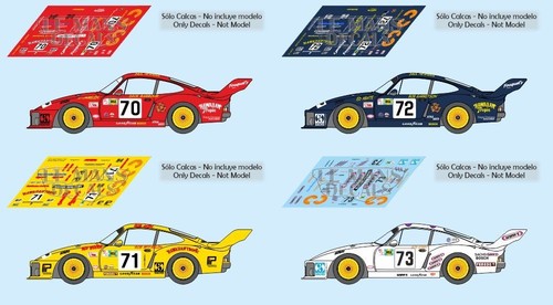 Decals porsche 935 - decals, mans
