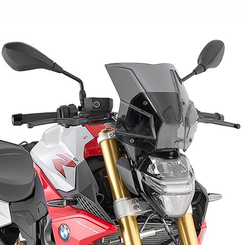 Pare brise moto fumé - pare-brise, sans