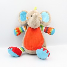 Doudou éléphant gris beige