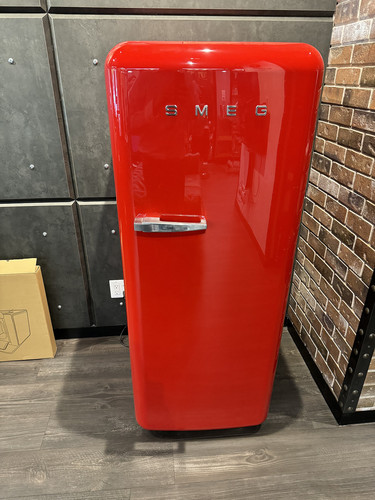 Smeg cherry red refrigerator - smeg,