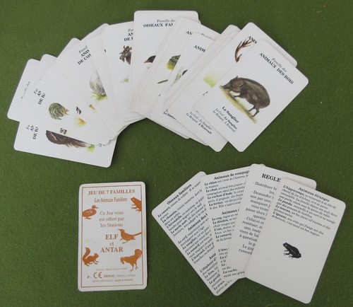 Jeu cartes publicitaire elf - jeu,