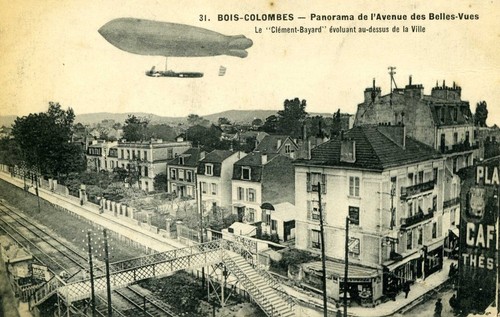 Cpa bois colombes avenue - 92, bois-colombes