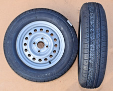 2 roues complète KENDA pour remorque pneus 155/80 R13 + jantes 4X100 ET30 neuf