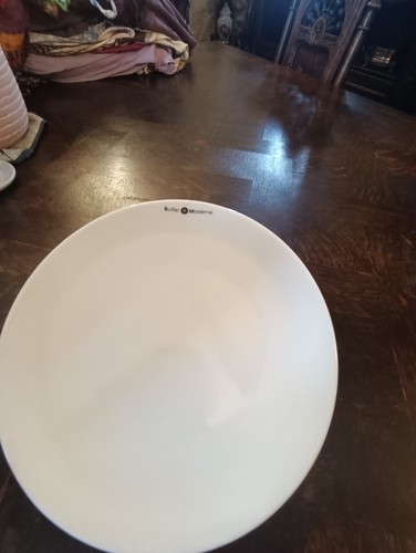 Belles assiettes blanche avec - blanche,