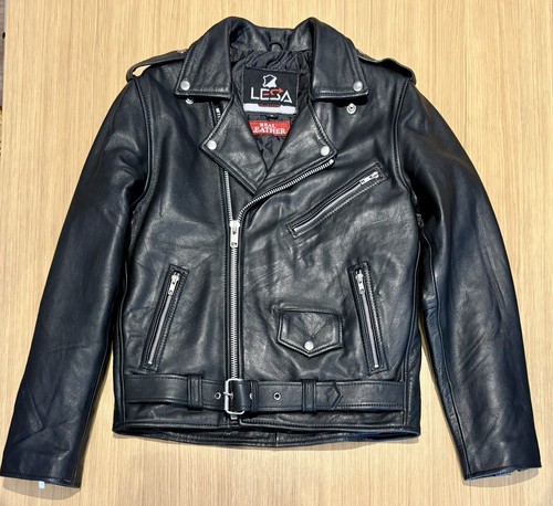 Blouson cuir noir - ,