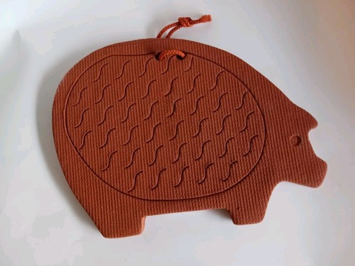 Terra cotta red pottery flat - terra,