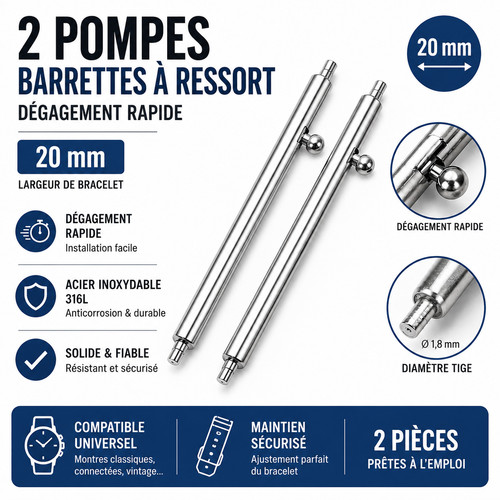 Pompe barrette ressort - 2,