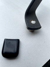 1 embout enveloppant pour fer plat 20x3mm noir patin chaise pied embase