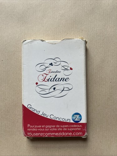 Jeu cartes zinedine zidane - de,