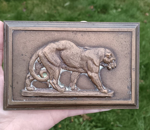 Rare médaille plaque bas - plaque,