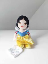 Peluche/Doudou Blanche Neige Poupée Princesse Bleu Jaune 23cm - Disney Nicotoy