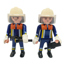 sympa duo  pompier 4820  Playmobil (  caserne , feu   ) 0325