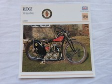 Fiche Photo Moto : RUDGE 500
