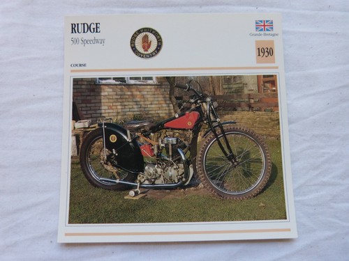 Fiche photo moto rudge 500 - photo,