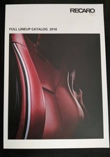 LIVRAISON ANONYME CATALOGUE COMPLET RECARO 2016
