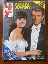 Télé 7 Jours 21/07/1990; Adeline et Johnny Hallyday; Le mariage/ Peter Falk