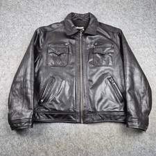 Schott Jacket Mens XXXL Black