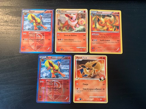 Lot cartes pokémon pyroli - 5,