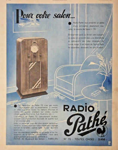 Publicité presse 1935 - de,