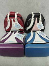 Lot de 4 sacs bowling rouge rose violet bleue officiel Neuf Nintendo WII