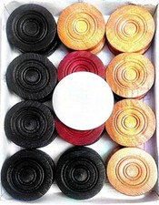 Jetons De Carrom En Bois Avec