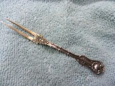 FOURCHETTE à ESCARGOTS en ARGENT et EXTREMITE en VERMEIL