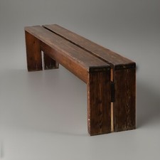 CHARLOTTE PERRIAND Banc Les Arcs  1950 Era Prouvé Jeanneret Chapo