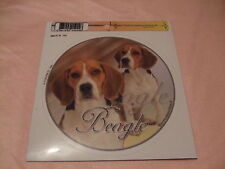 1 autocollant - motif chien  BEAGLE