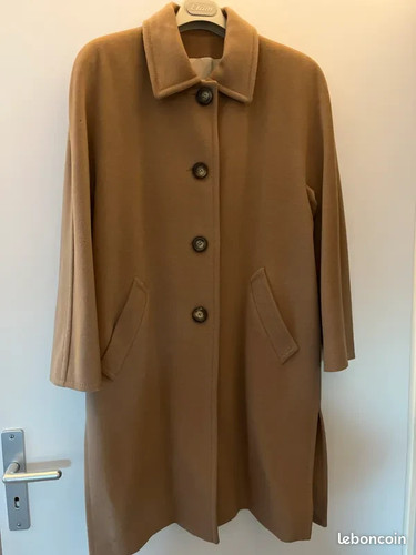 Manteau laine angora cachemire