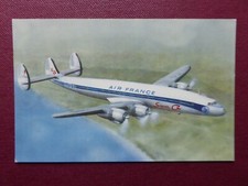 CARTE POSTALE LOCKHEED CONSTELLATION SUPER G F-BHBB AIRLINER AIR FRANCE AIRLINE 