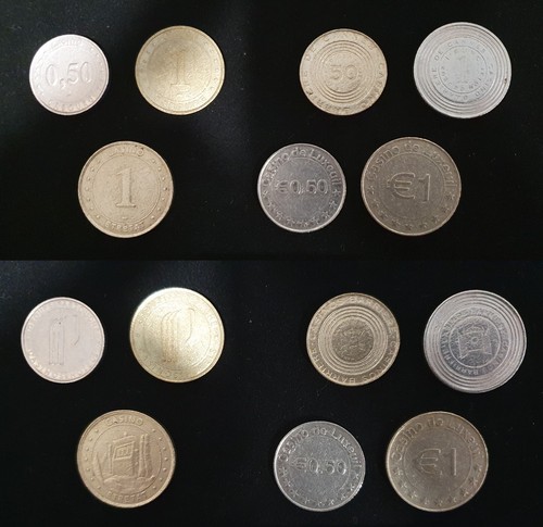 France lot 7 jetons - :,