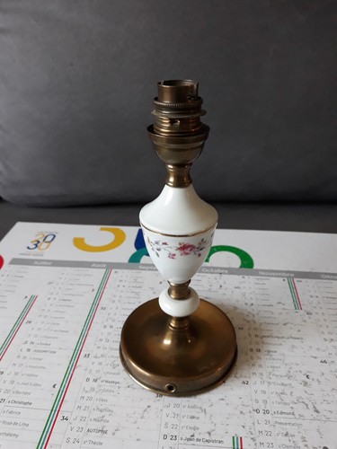 Petite lampe blanche ceramique - petite,