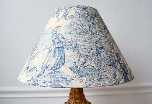 Abat jour toile jouy - toile,