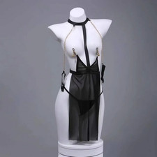 Nuisette robe courte noire