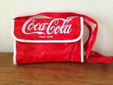 rare  et authentique sac pochette coca cola vintage an 50 60 70 
