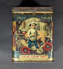 Boîte Tôle Lithographiée Epices Rabelais/ Tin Box Blechdose